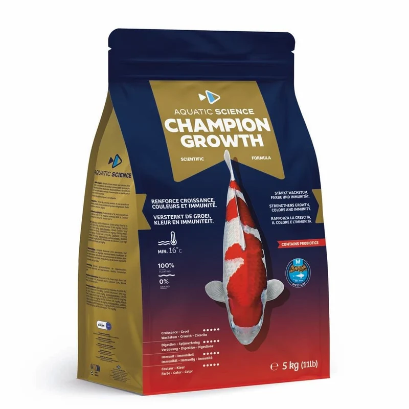 Champion LARGE MEDIUM 5kg - Aquatic Science - Nourriture Premium pour Carpes Koïs