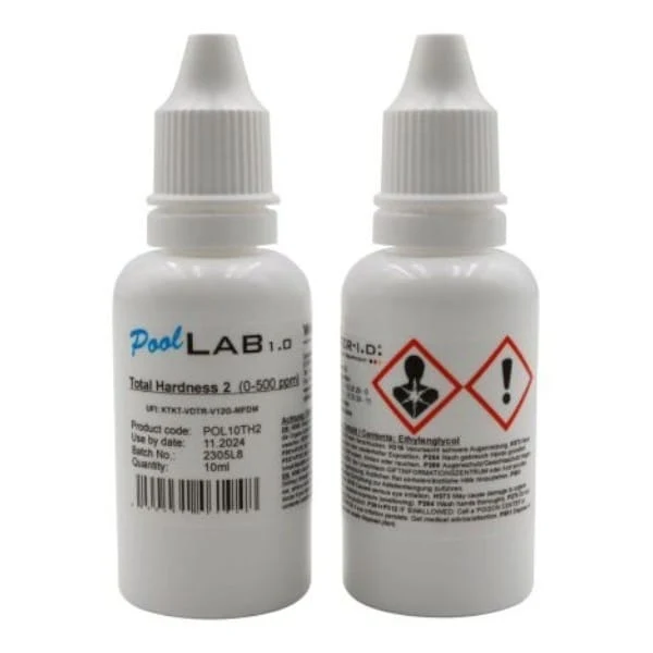 20/10 ml Dureté totale 1 et 2 - PoolLab 2.0