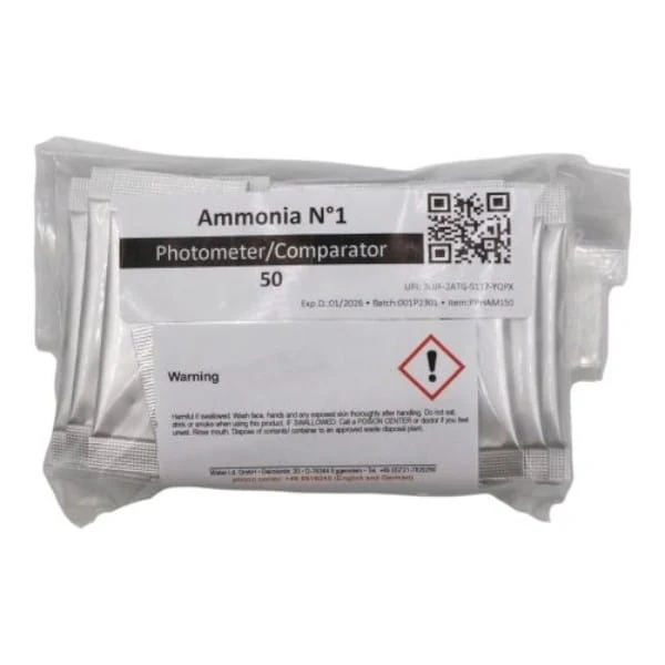 50 sachets de poudre Ammonia N°1 Photomètre PoolLab 2.0