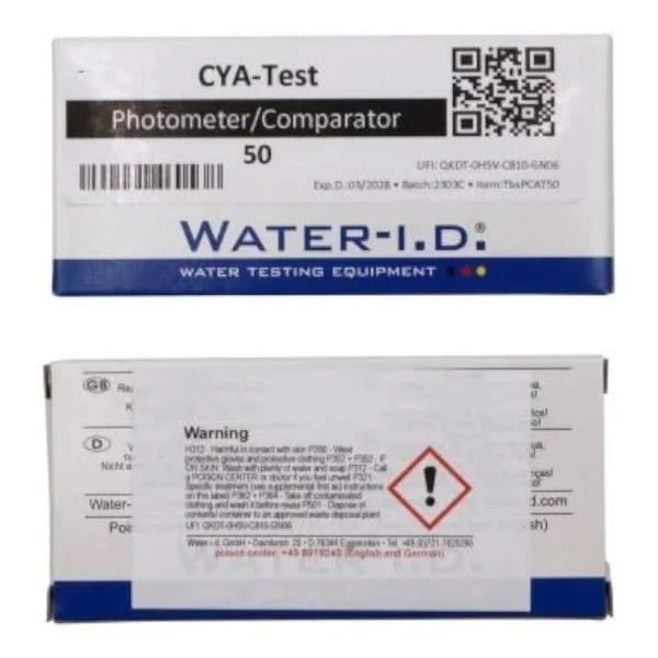 50 comprimés Photomètre CYA-Test (acide cyanurique/stabilisant) - PoolLab 2.0