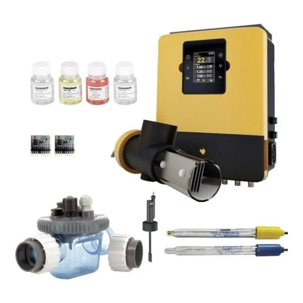 Kit Hidrolife Sal16 (complet avec kit d'installation Deluxe, sondes de verre pH et Rx et pompe de dosage)