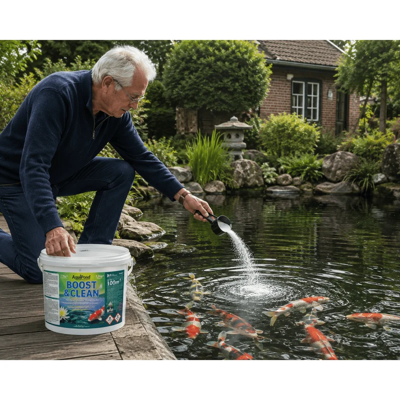 Aquipond Boost & Clean - Nettoyez efficacement vos bassins, lagunages & parois