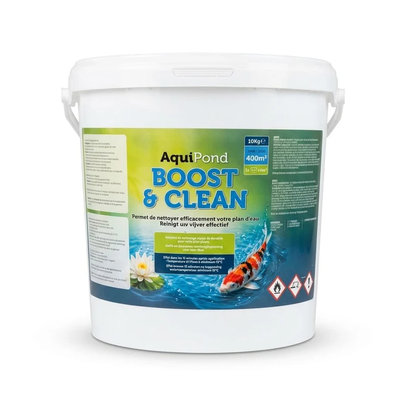 Aquipond Boost & Clean - Nettoyez efficacement vos bassins, lagunages & parois
