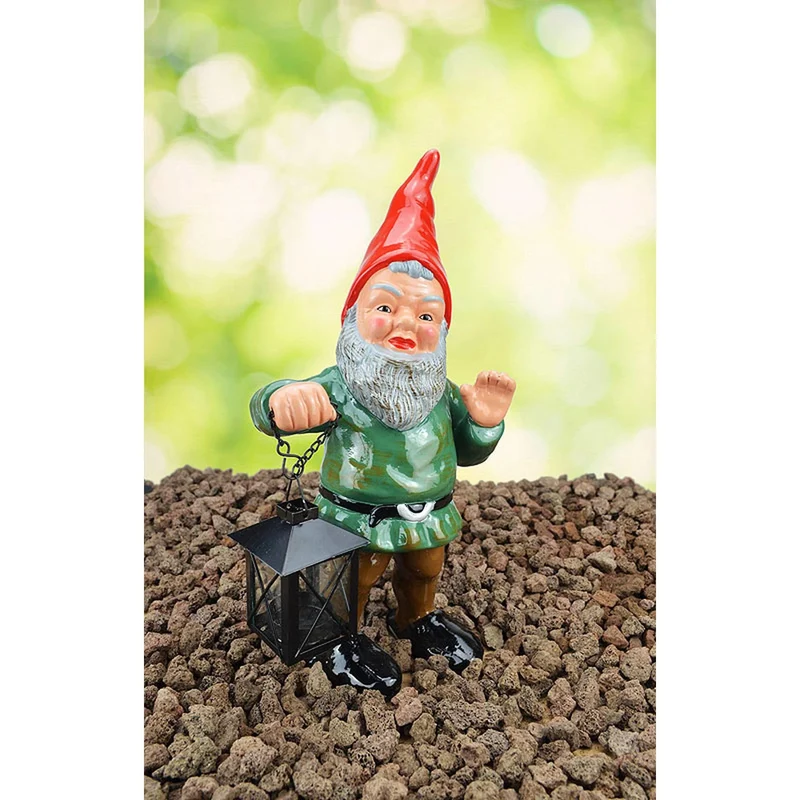 Nain de Jardin HEISSNER "Waldemar" avec Lanterne