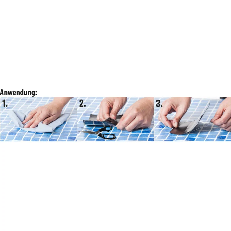 EASY FIX Ruban de Réparation Noir 150 cm