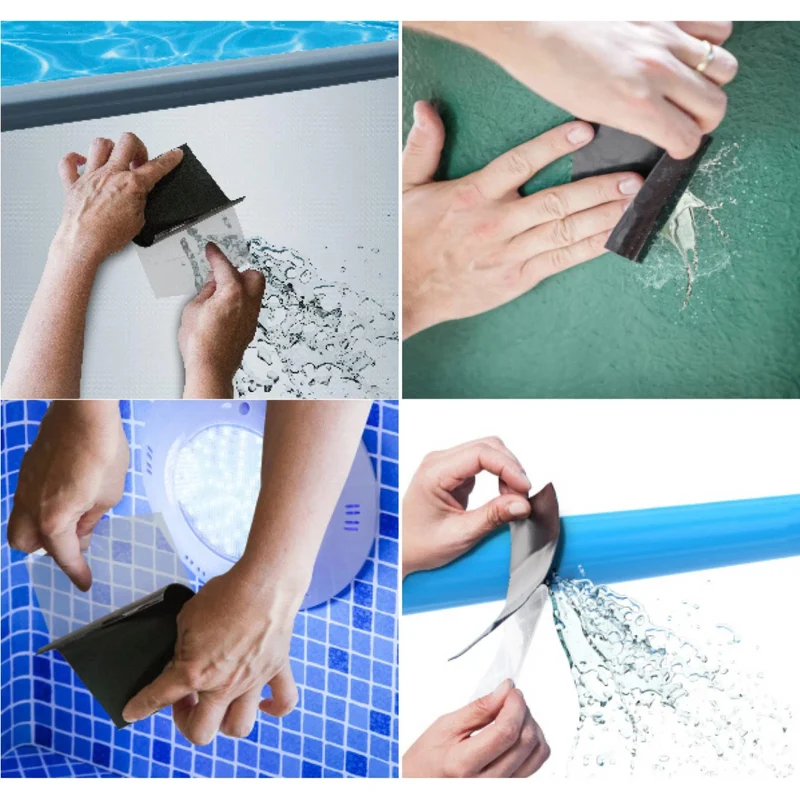 EASY FIX Ruban de Réparation Noir 150 cm