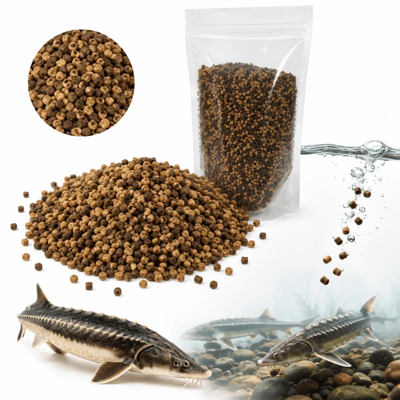 Aquifood Esturgeon (Odeur Max) - 3MM - 775G / 1250ML- Parfait pour attirer les petits poissons dans les nasses & carrelets