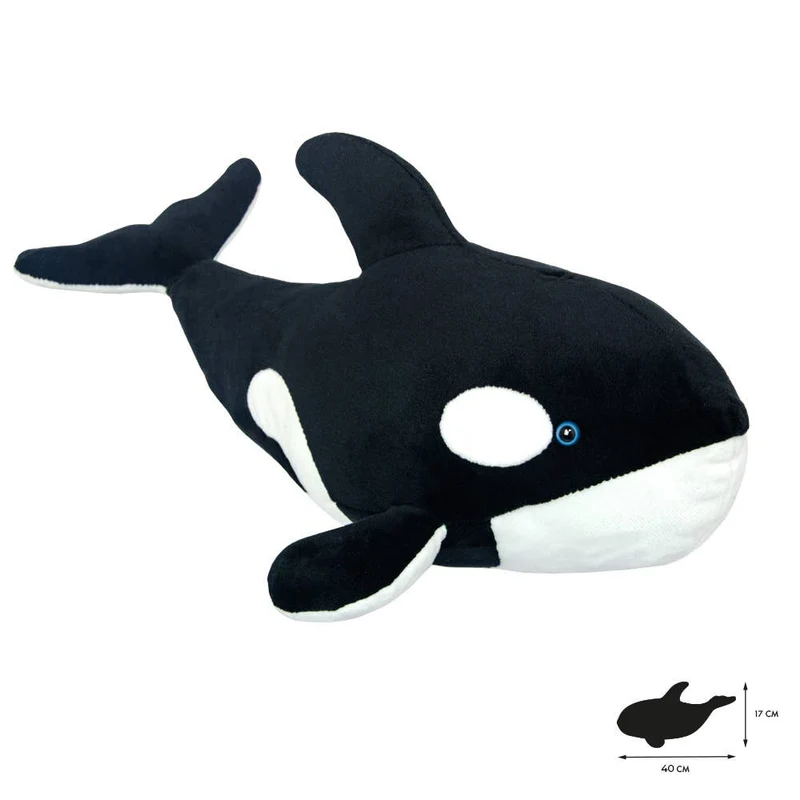 Orque en Peluche Réaliste - 40CM X 25 X 22CM - Peluche Orque