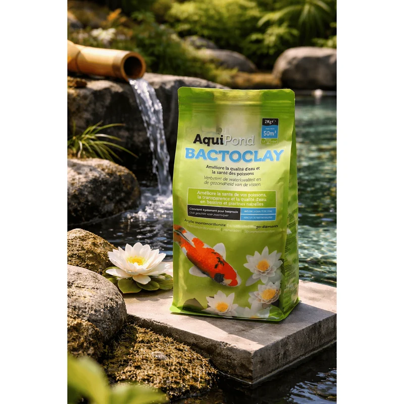 Aquipond BactoClay - Renforce vos koïs et votre bassin de l'intérieur