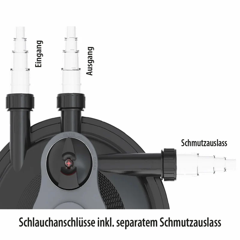 Heissner Filtre à Pression HLF4000-00 avec Pompe et Clarificateur UV-C 7W – Kit de Filtration pour Bassin