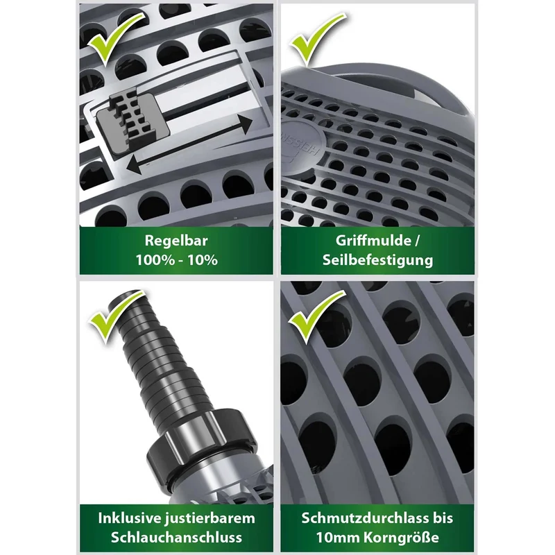 AQUA CRAFT 7000 l/h – 65W Pompe de Filtration et Cascade pour Bassin et Étang