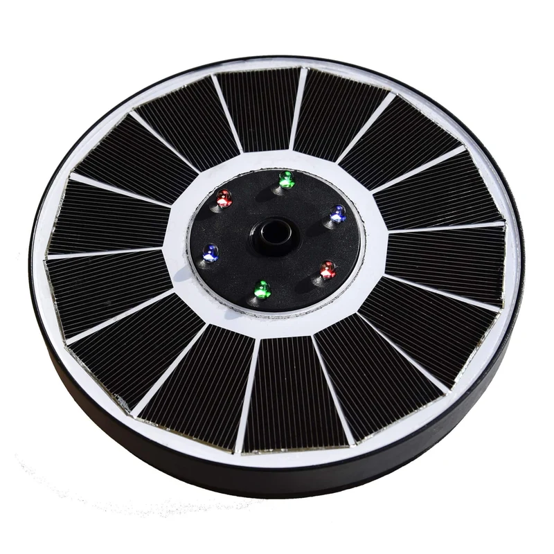 Pompe Solaire Flottante 150 l/h avec LED - Fontaine Flottante Solaire