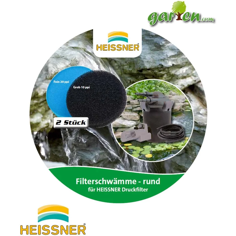 Éponges de Remplacement Rondes pour Filtre HLF4000 et WWF4100
