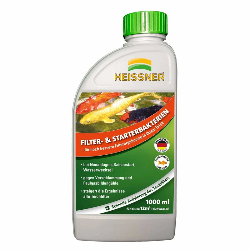 Heissner Bactéries de Démarrage pour Bassin FILTER & START-BAKTERIEN 1000 ml