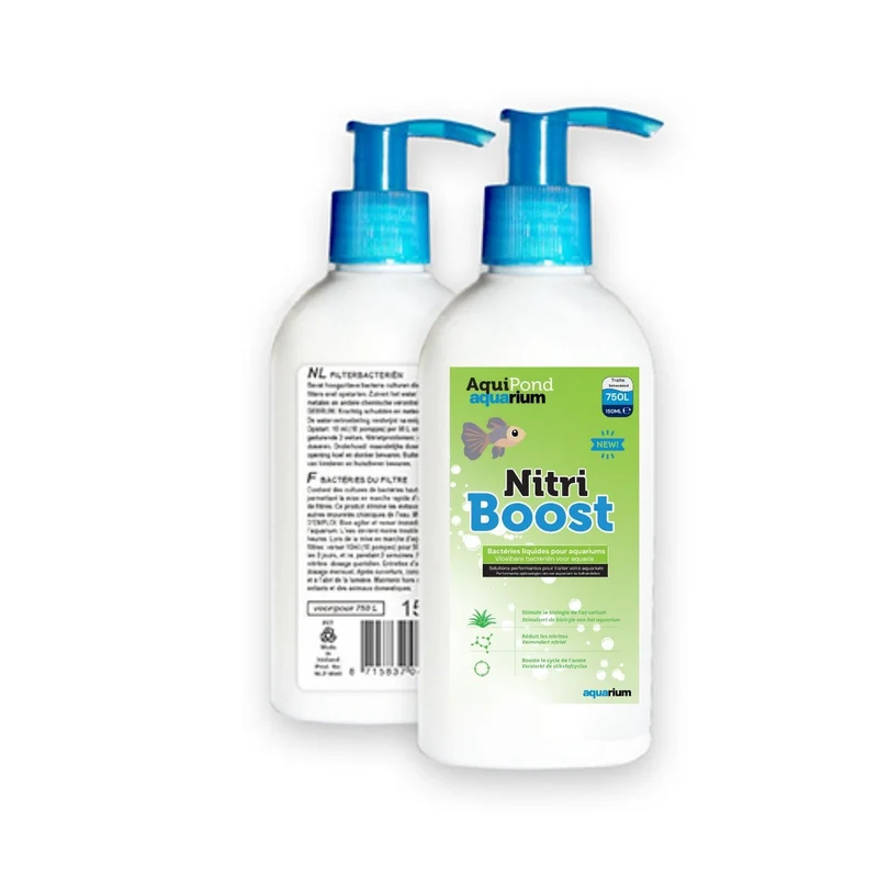 Aquipond Aquarium Nitriboost 150ML - Bactéries nitrifiantes liquides pour aquariums