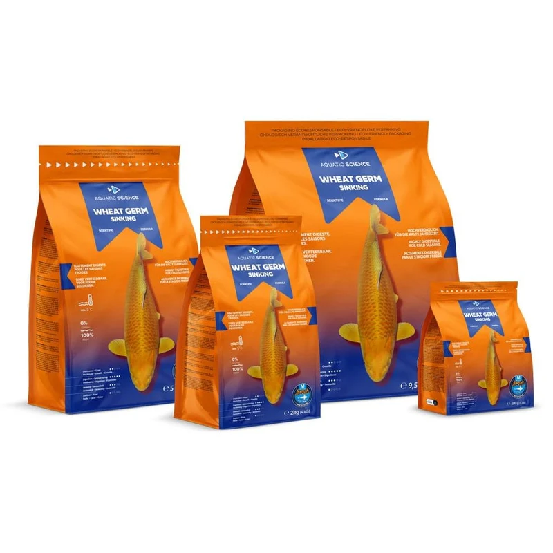 Wheat Germ MEDIUM Coulant 5kg - Aquatic Science - Adapté pour la préparation ou la récupération de l’hiver