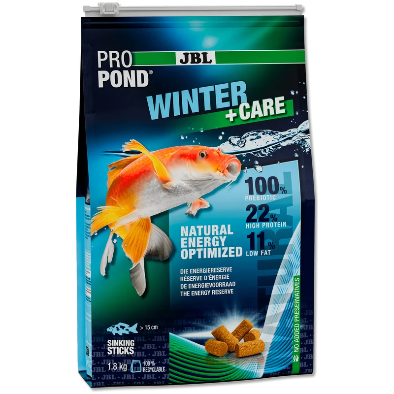 JBL ProPond Winter+Care - 3L/1.8kg - Aliment d'hiver pour carpes koï et autres poissons de bassin