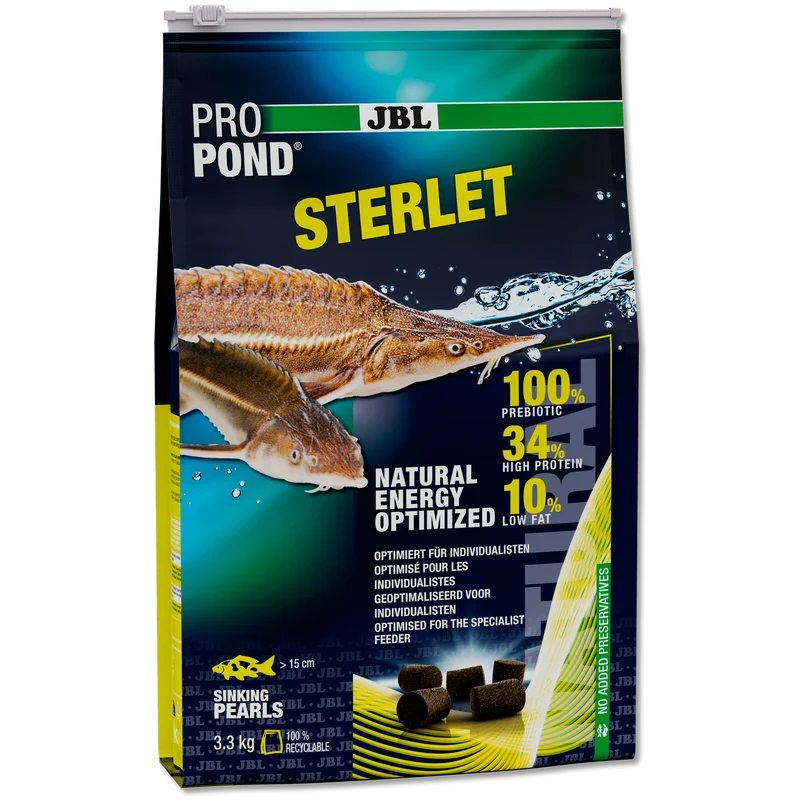 JBL ProPond Sterlet - 6L/3.3kg - Aliments 4 saisons pour esturgeons et sterlets en bassin