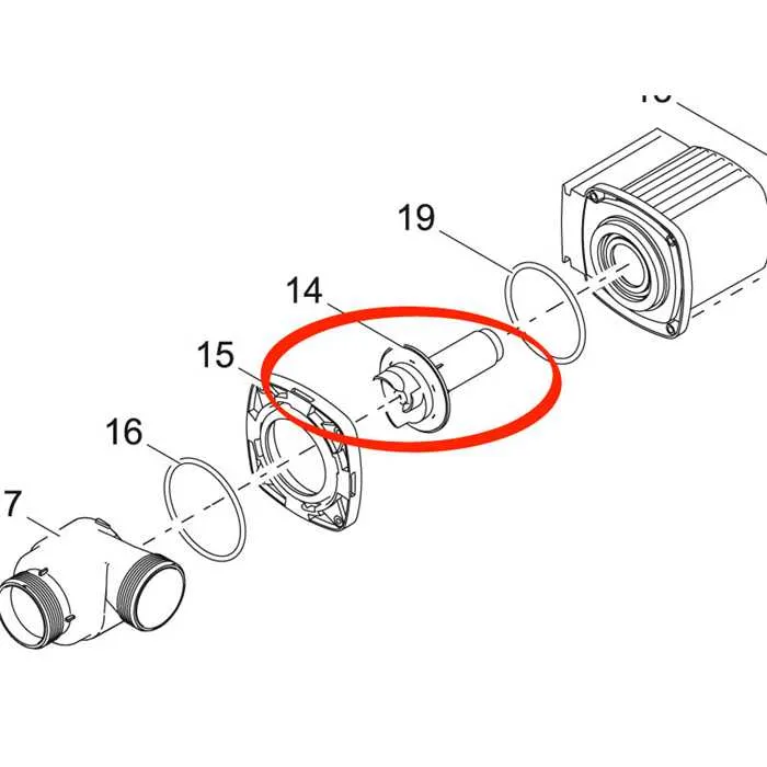 Rotor de remplacement pour AquaMax Eco Premium 6000