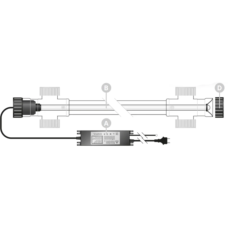 Pièces détachées pour UV Alu Tech UVC 40W