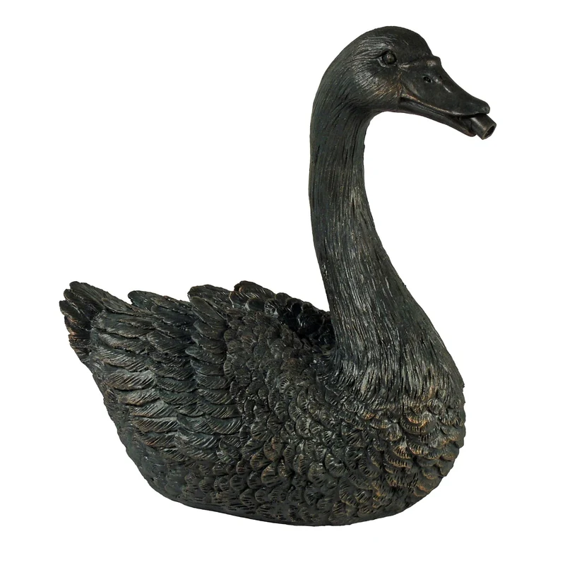 Fontaine Cygne - Gargouille et Cracheur pour petit jeu d'eau (27 cm)