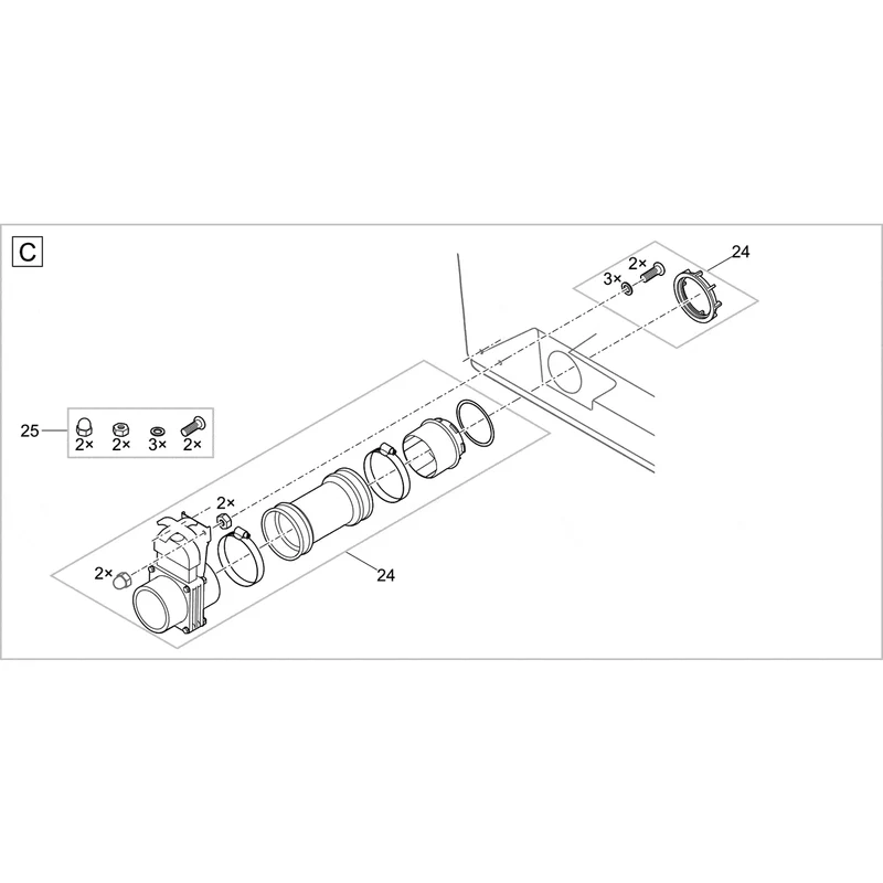 Pièces détachées pour ProfiClear Premium Compact-M grav. OC