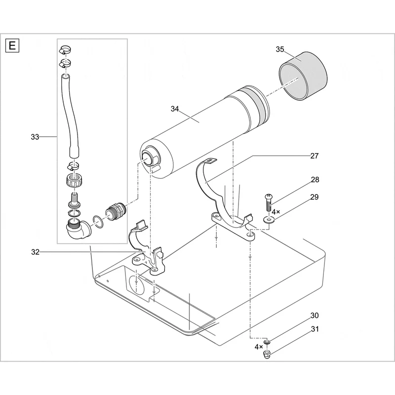 Pièces détachées pour ProfiClear Premium Compact-M pompage OC