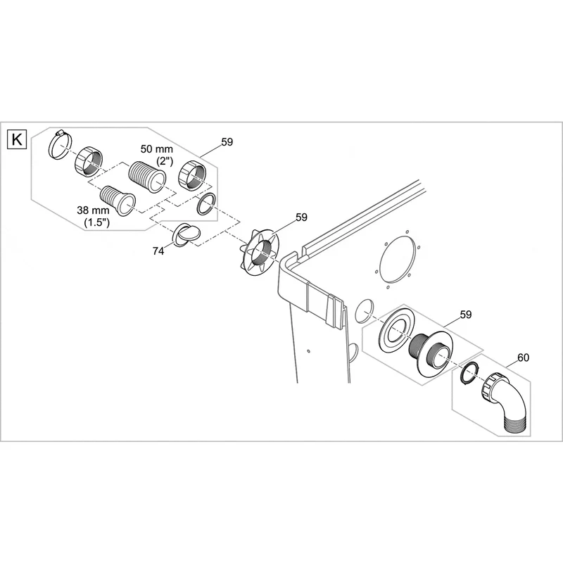 Pièces détachées pour ProfiClear Premium Compact-M pompage OC