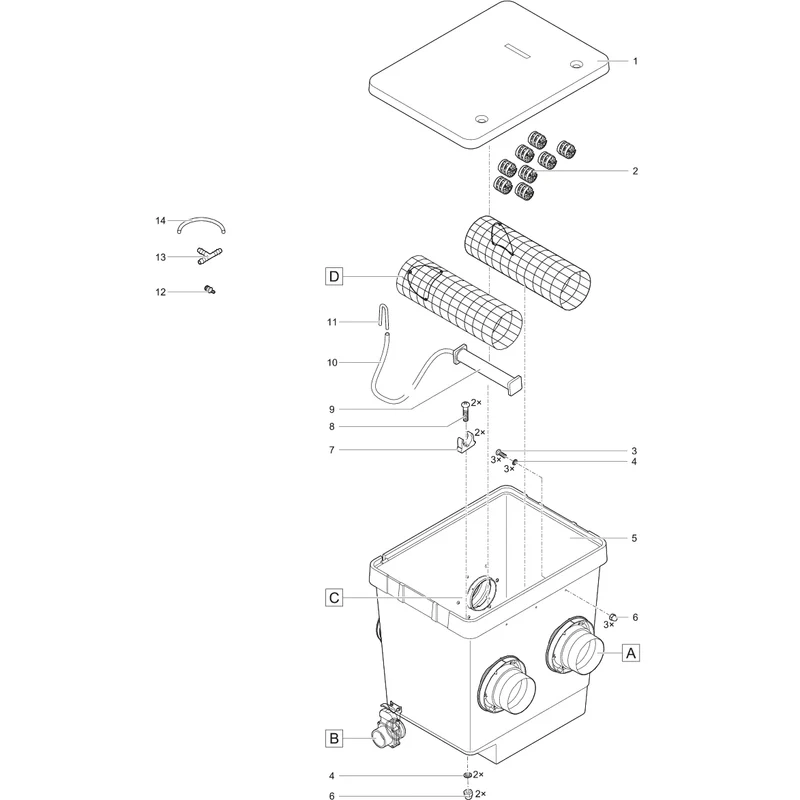 Pièces détachées pour ProfiClear Premium Module Moving Bed