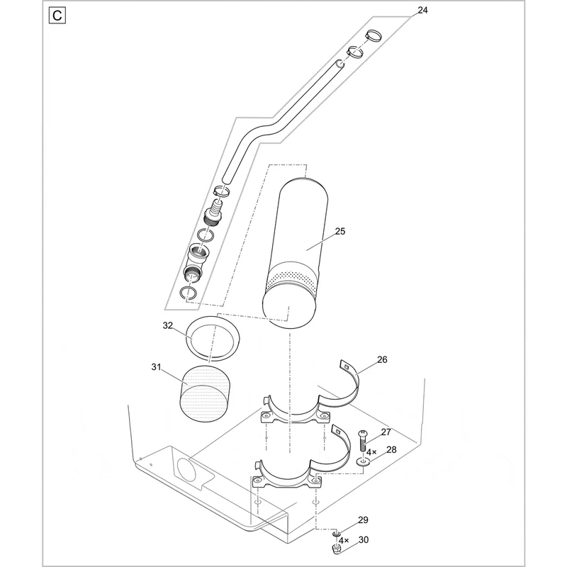 Pièces détachées pour ProfiClear Premium DF-L gravitaire OC