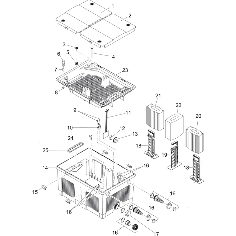 Pièces détachées pour BioSmart Set 24000