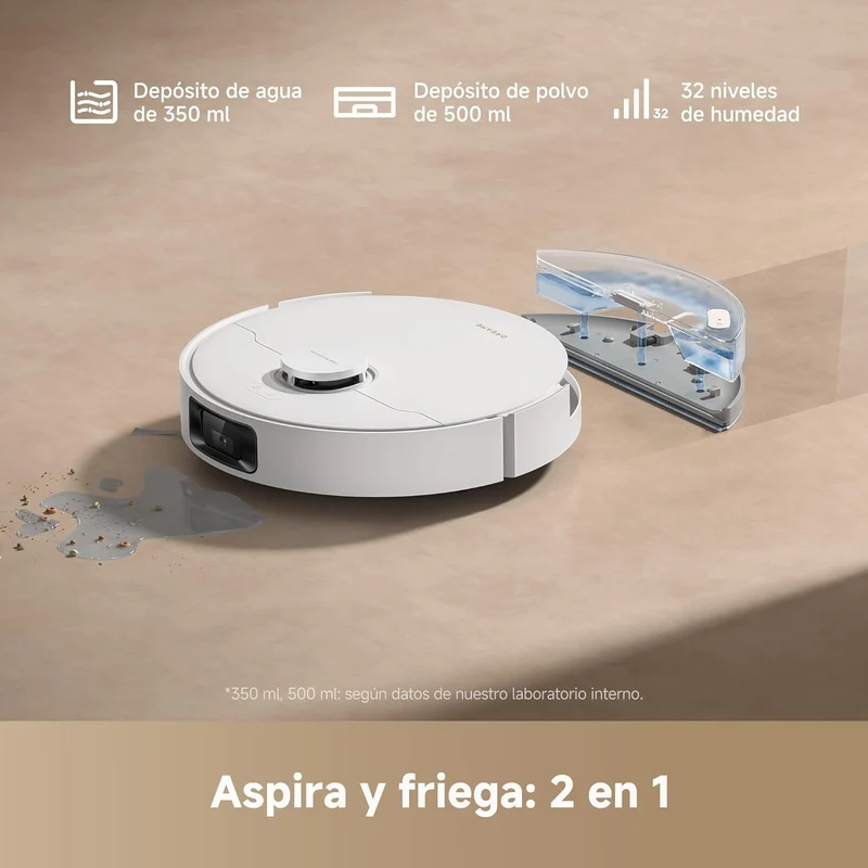 Dreame – D20 Pro Plus robot aspirador blanco