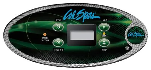 Panneau de contrôle Topside 407T 2013 Cal Spas (ELE50216-01)