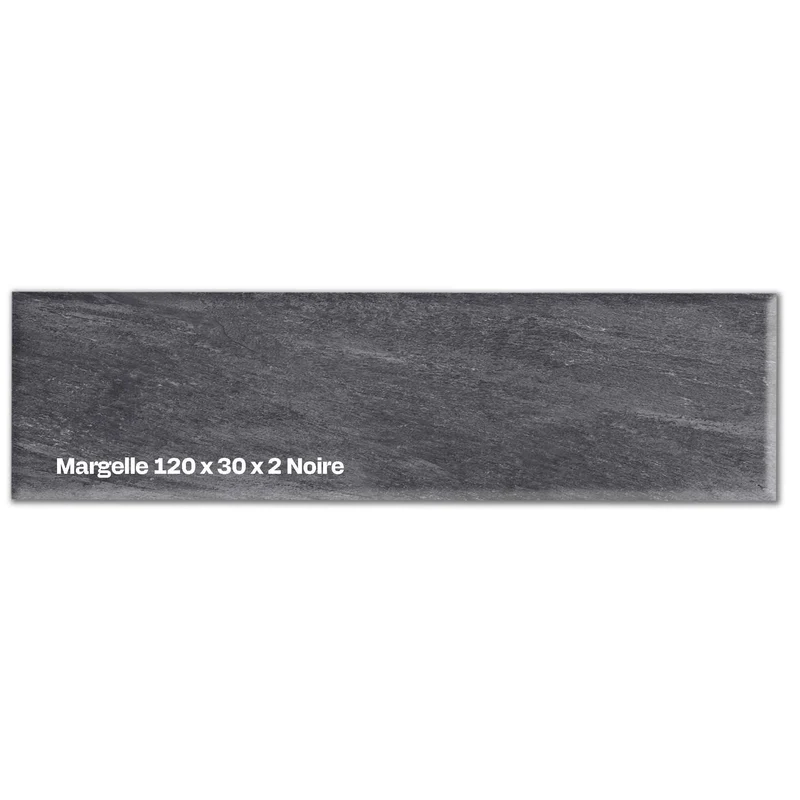 Margelle grès cérame 120x30 – Bord droit piscine