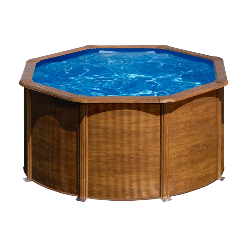 Piscina desmontable redonda GRE Ø240x120 cm con depuradora de arena KIT240W