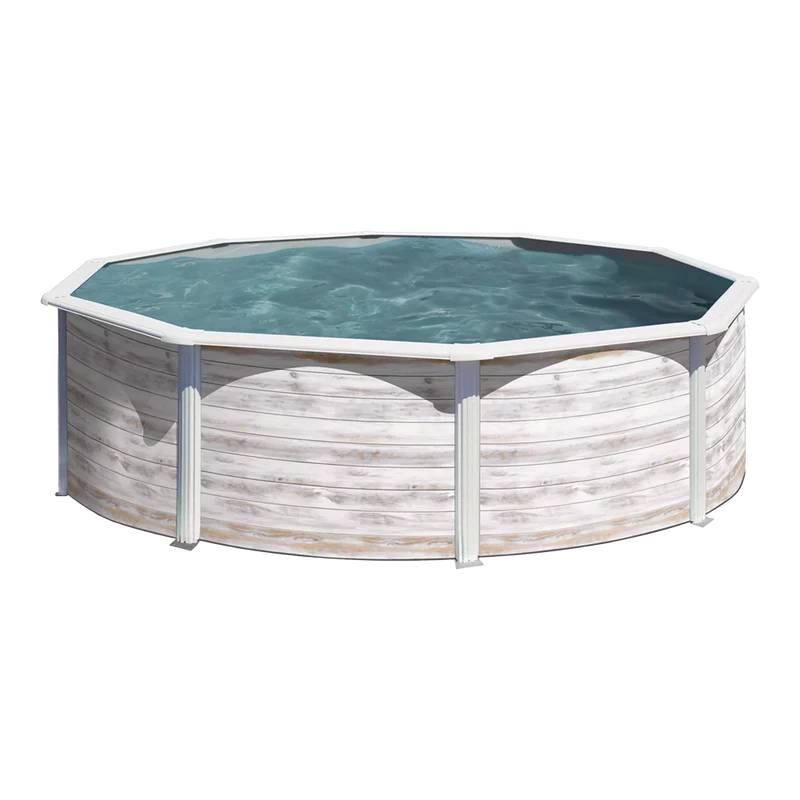 Piscina desmontable redonda GRE Ø460x132 cm con depuradora de arena KITPR458N