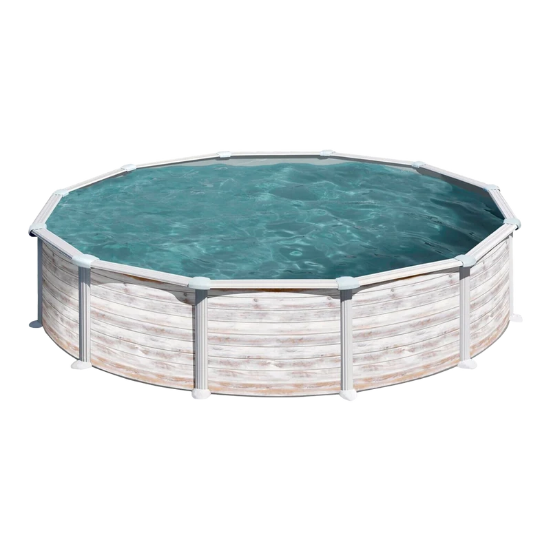 Piscina desmontable redonda GRE Ø550x132 cm con depuradora de arena KITPR558N