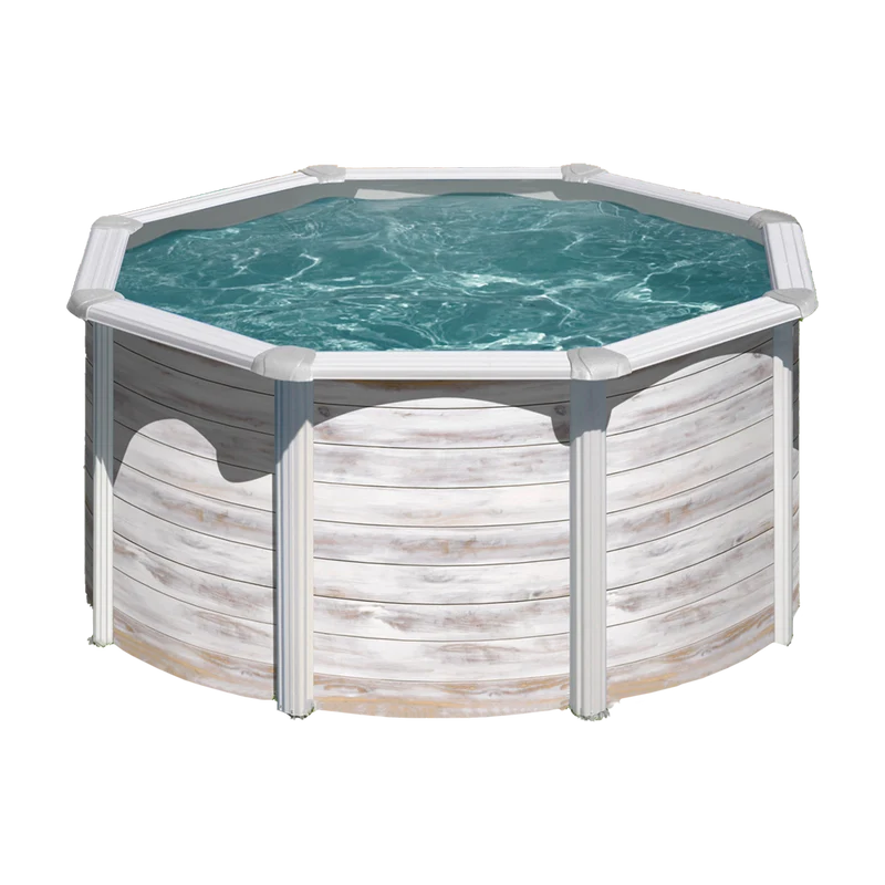 Piscina desmontable redonda GRE Ø240x120 cm con depuradora de arena KIT240N