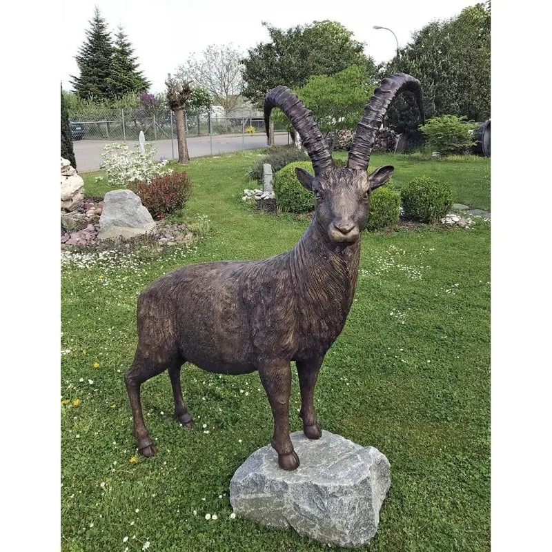 Steinbock lebensgroß 190 cm hoch