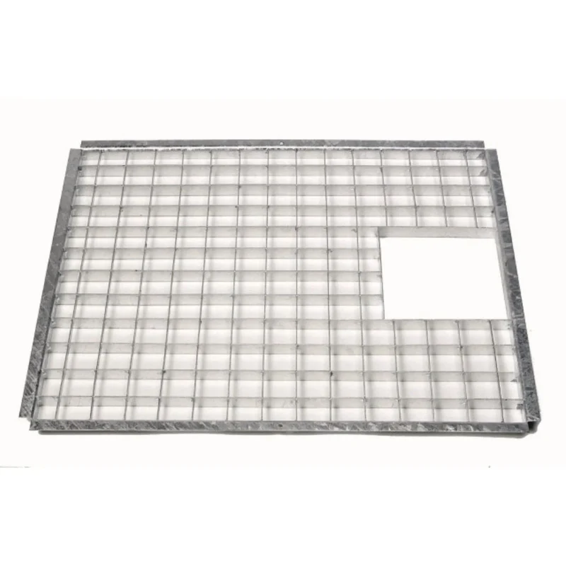 Grille métallique de recouvrement 73,6 x 58,5 - galvanisée, charge max. 150kg/m², pour Victoria Quadro 3 - 73,6 x 58,5 cm