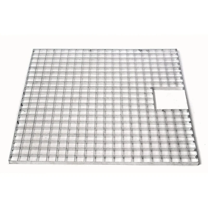 Grille métallique de recouvrement 80 x 80 - galvanisée, charge max. 150kg/m², pour Victoria 90 - 80 x 80 cm