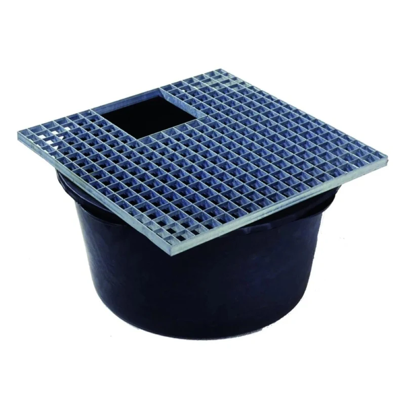 Grille métallique de recouvrement 60 x 60 - galvanisée, charge max. 150kg/m², pour Victoria 60 - 60 x 60 cm