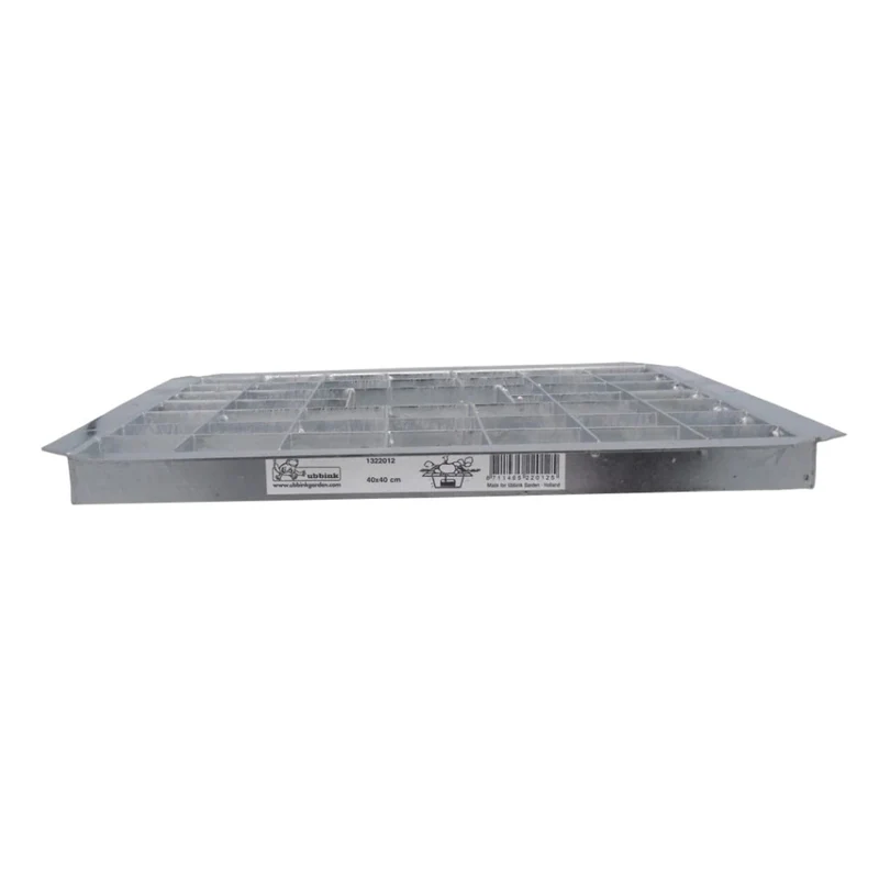 Grille métallique de recouvrement 60 x 60 - galvanisée, charge max. 150kg/m², pour Victoria 60 - 60 x 60 cm