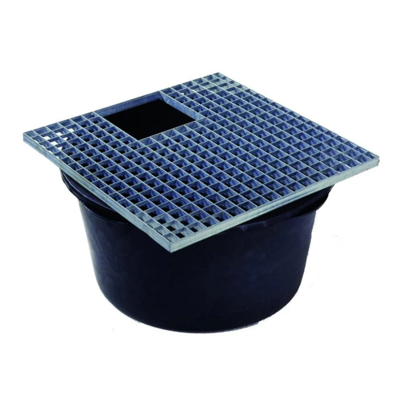 Grille métallique de recouvrement 60 x 60 - galvanisée, charge max. 150kg/m², pour Victoria 60 - 60 x 60 cm