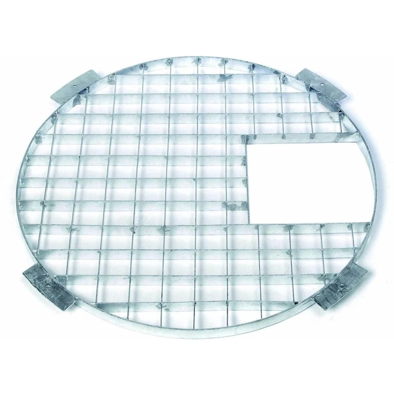 Grille métallique de recouvrement 104 - galvanisée, charge max. 150kg/m², pour Victoria 112 - Ø104 cm