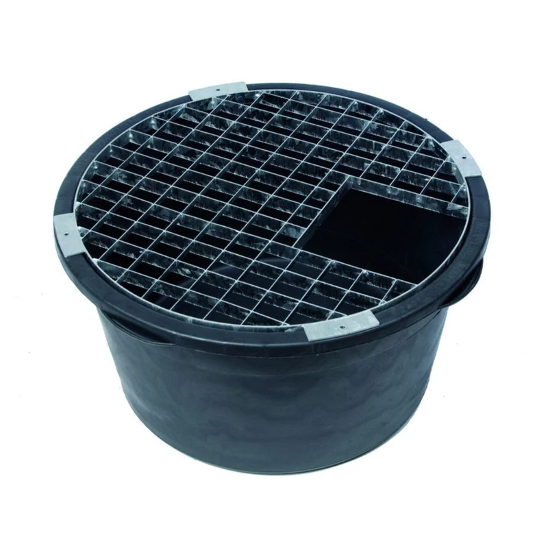 Grille métallique de recouvrement 81 - galvanisée, charge max. 150kg/m², pour Victoria 90 - Ø81 cm