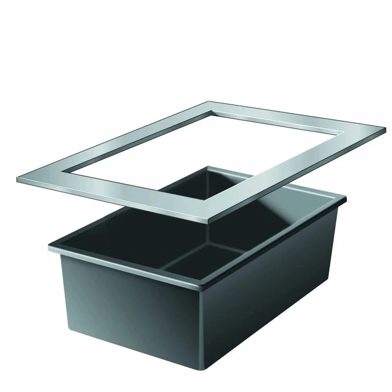 INOXFRAME Quadra - cadre inox pour Quadra C3 - 8 cm / 82 x 120 cm