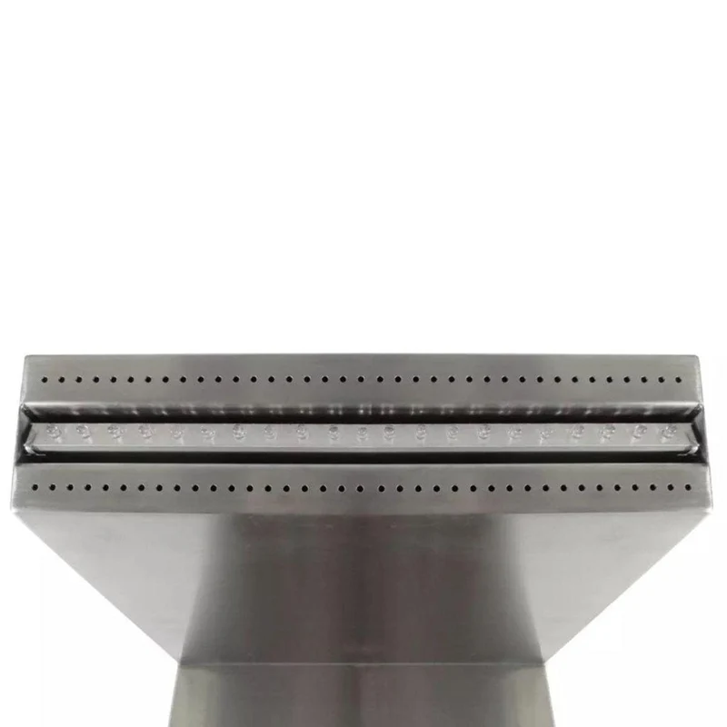 STRAIGHT LED - cascade Etang & Piscine - inox 316L, incl. accessoires de raccordement 1 ½" - LED strip 30 cm 1x20 bleu, transfo AC 12V/DE-06-12W, Lumen 180, EEK A+, 2,5 Watt - H54 x 30 x 42 cm