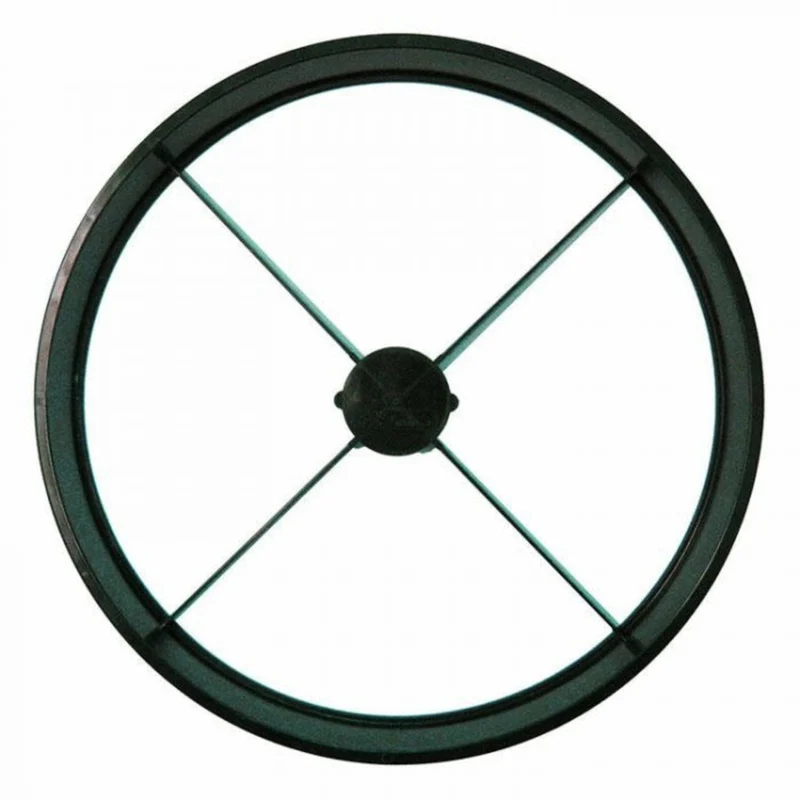 Anneau à nourriture pour poisson de bassin - PVC, vert - Ø24 cm