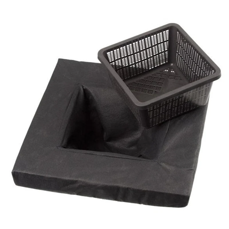 Swimplant - île flottante pour plantes aquatiques, carrée, convient pour 1063920 (H15x25x25 cm) - 40 x 40 cm